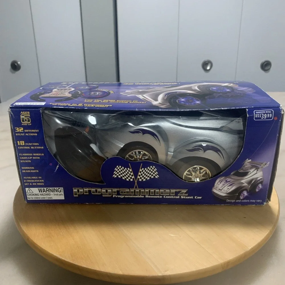 Vintage Programmerz Programmable Radio Control Stunt Car 32 Stunts New In Box